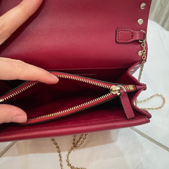Valentino Rockstud Crossbody Bag - Red - With box and Pouch - Picture 16 of 16